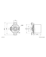 EINB40 Small Blind Shaft Incremental Encoder