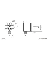 EINS58 Standard Solid Shaft Encoder