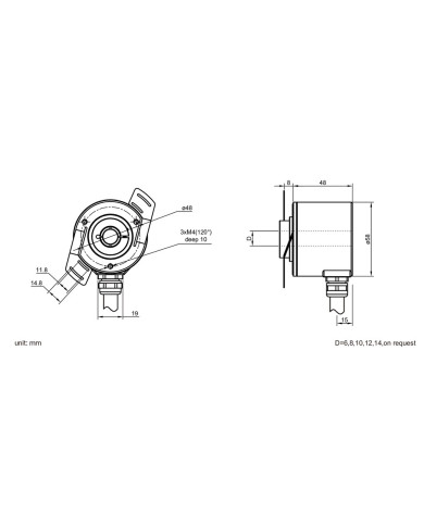 EINH58 Standard Hollow Shaft Encoder