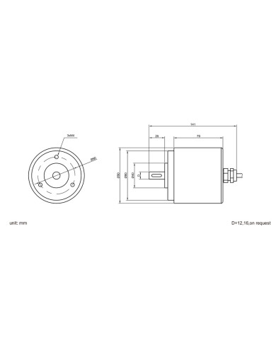 EINS90 Heavy-duty Solid Shaft Encoder