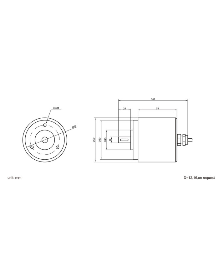 EINS90 Heavy-duty Solid Shaft Encoder