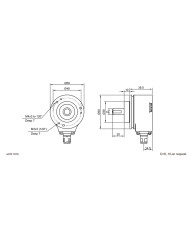 MINS58 Programmable Solid Shaft Encoder