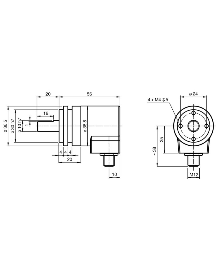 ENA36HD - S10SA9 - 0413I42 - RBD Absolute Rotary Encoder