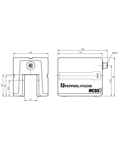 WCS3B-LS710S EtherCAT Read Head