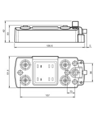 IC - KP2 - 2HB21 - 2V1D EtherCAT RFID Evaluation Unit