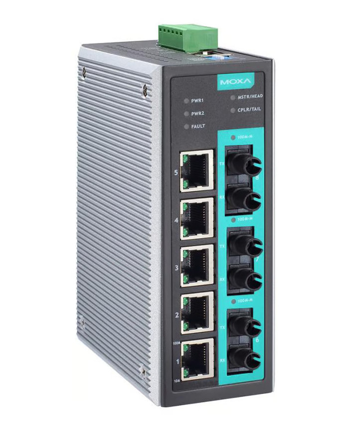 EDS-408A-3M-ST-T Industrial Managed Ethernet Switch