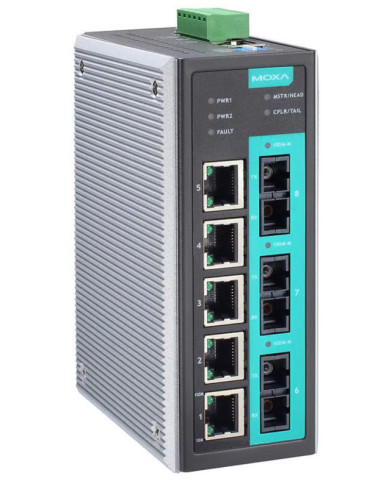 EDS-408A-1M2S-SC Industrial Managed Ethernet Switch