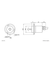 DAXS58 Standard Solid Shaft Absolute Encoder