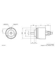 EAXS58-SSI Solid Shaft Absolute Encoder