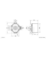 EAXB58-Modbus Analog Blind Shaft Absolute Encoder