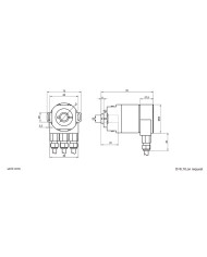 EAXB58-ProfibusDP Blind Shaft Absolute Encoder