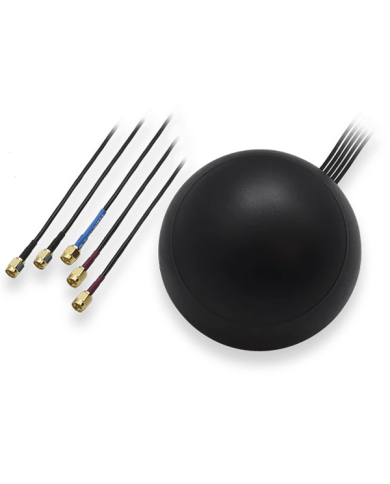 PR1KCO28 COMBO MIMO LTE-GNSS-WIFI SMA Antenna