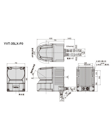 YVT-35LX-F0/FK Compact 3D LiDAR Sensor