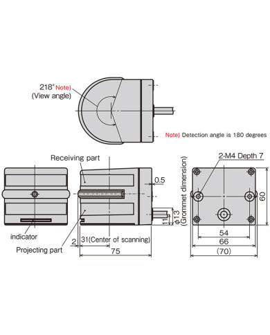 PBS-03JN Obstacle Detection Sensor