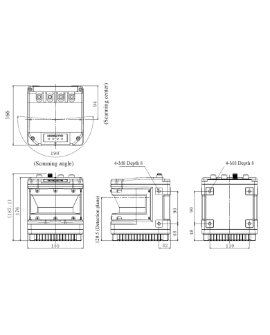 UGM-50LAP/UGM-50LAN Outdoor 2D LiDAR Sensor