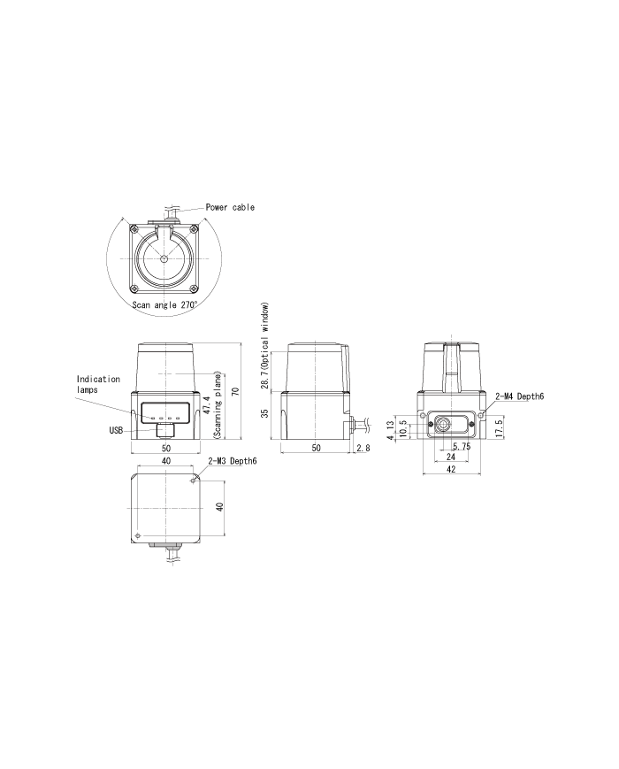 UST-10/20LN Compact Obstacle Detection Sensor