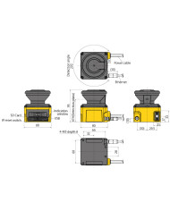 UAM-05LP-T301/T301C Safety Laser Scanner
