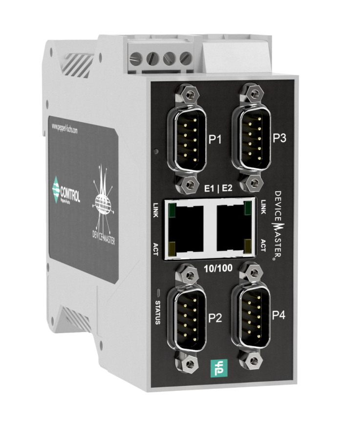 ICDM-RX/MOD-4DB9/2RJ45-DIN Modbus Gateway