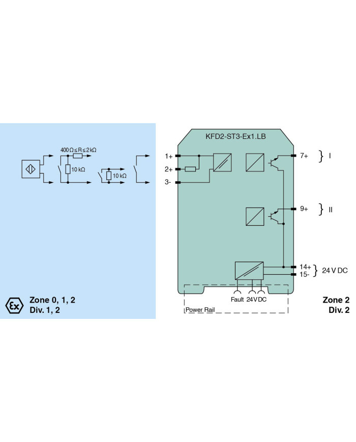 KFD2-ST3-Ex1.LB Switch Amplifier