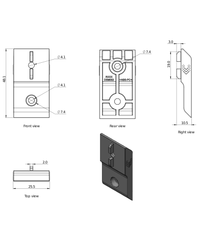 PR5MEC12 Surface Mounting Kit