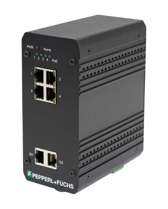 ICRL-U-6RJ45-PoE-B-DIN Switch