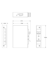 ICRL2-U-5RJ45-DIN Switch