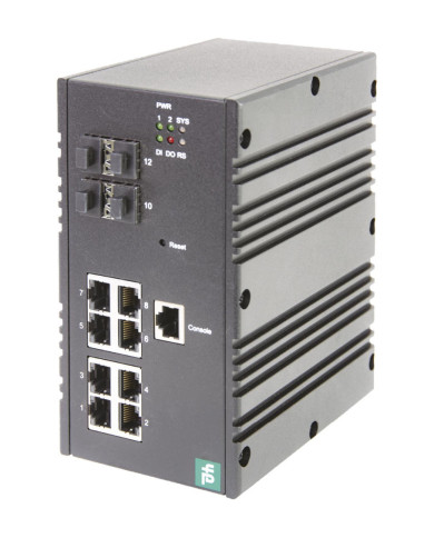 ICRL-M-8RJ45/4SFP-G-DIN Switch