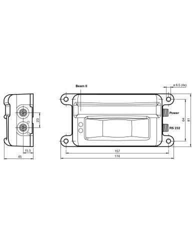 OMD8000-R2100-R2-2V15 2D LiDAR Sensor