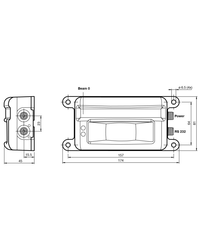 OMD8000-R2100-R2-2V15 2D LiDAR Sensor