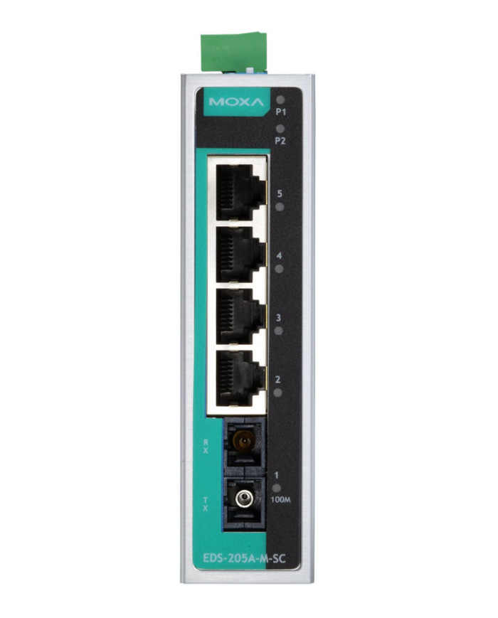 EDS-205A-M-SC-T Industrial Unmanaged Ethernet Switch