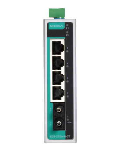 EDS-205A-M-ST Industrial Unmanaged Ethernet Switch