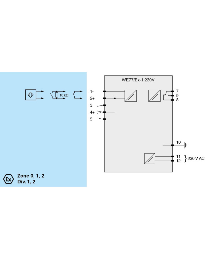 WE77/Ex-1 230V Switch Amplifier