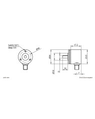 EINS24 Micro Solid Shaft Incremental Encoder